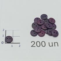Botões Roxo 10mm 2 Furos Fosco 50Un 100Un 200Un confecção camisas vestidos casaco Botão 1142 Botões Roxo 10mm 2 Furos Fosco 50Un 100Un 200Un confecção camisas vestidos casaco Botão 1142
