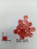 Botões Vermelho 11mm 4 Furos Brilho 50Un 100Un 200Un Confecção Artesanatos Camisas Casaco Botão 44938 Botões Vermelho 11mm 4 Furos Brilho 50Un 100Un 200Un Confecção Artesanatos Camisas Casaco Botão 44938