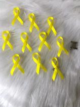 Boton Broche Com Laço Setembro Amarelo Conscientização 25un Boton Broche Com Laço Setembro Amarelo Conscientização 25un