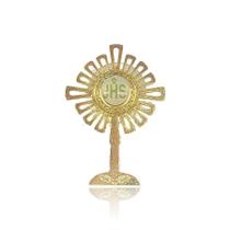 boton broche Ostensório JHS para ministro da Eucaristia 2,5cm