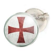 Boton ou Pin Cruz da Ordem dos Cavaleiros Templários Boton ou Pin Cruz da Ordem dos Cavaleiros Templários