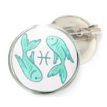 Boton ou Pin Signo de Peixes da Astrologia e Horóscopo Boton ou Pin Signo de Peixes da Astrologia e Horóscopo