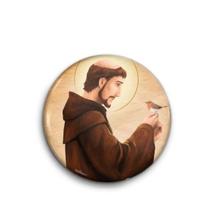 Boton São Francisco Alumínio Broche Alfinete Boton São Francisco Alumínio Broche Alfinete