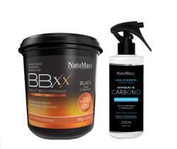 Botox Black Therapy 1Kg + Spray Uso Diário Carbono Natumaxx