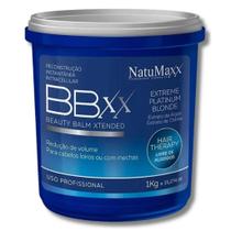 Botox Capilar Matizador BBXX Platinum Blond Redução de Volume Anti Frizz NatuMaxx 1Kg