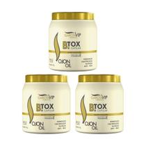 Botox Garota Vip B.Tox Capilar 1000G - Kit Com 3Un