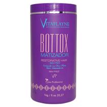 Botox Matizador Restorative Hair com Óleos Nobres Restaurador de Tons Amarelados 1 Kg Vitaflayne