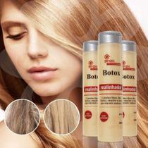 Botox Realinhador, pH 3,0 cabelos lisos, fios fortes, macios,Girass Professionnel 320ml