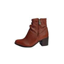 Bottero Bota Cano Curto em Couro Salto 6 cm Ref. 346907 Bottero Bota Cano Curto em Couro Salto 6 cm Ref. 346907