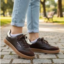 Bottero Tênis Casual Street Feminino em Couro Ref. 364905