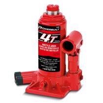 Bottle Jack Powerbuilt Heavy Duty de 4 toneladas com capacidade para 8000 libras, vermelho