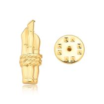Botton/ Broche Cana de Açúcar Revestido em Ouro