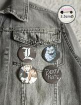 Botton GEDUMIX Anime Death Note 1.0 - 4 Peças