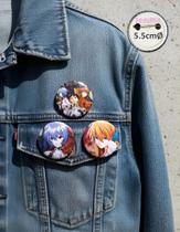Botton GEDUMIX Anime Evangelion 1.0 - 3 Peças