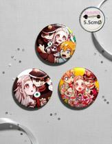 Botton GEDUMIX Anime Jibaku Shounen Hanako-kun 1.0 - 3 Peças Botton GEDUMIX Anime Jibaku Shounen Hanako-kun 1.0 - 3 Peças