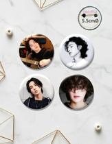 Botton GEDUMIX BTS Suga Agust D Yoongi 1.0 - 4 Peças