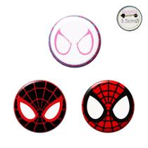 Botton GEDUMIX Homem Aranha Aranhaverso 1.0 - 3 Peças Botton GEDUMIX Homem Aranha Aranhaverso 1.0 - 3 Peças