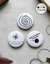Botton GEDUMIX Jogo Life Is Strange 1.0 - 3 Peças Botton GEDUMIX Jogo Life Is Strange 1.0 - 3 Peças