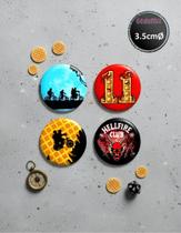 Botton GEDUMIX Stranger Things 1.0 - 4 Peças