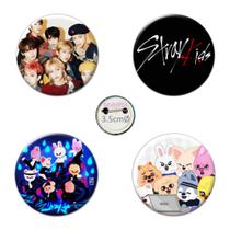 Botton GEDUMIX Stray Kids Kpop 1.0 - 4 Peças Botton GEDUMIX Stray Kids Kpop 1.0 - 4 Peças