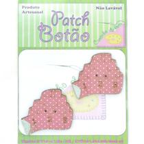 Botton Patch Fita Métrica Rosa 2308 - 2 Unid