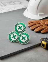 Bottons Broche Cipa Segurança Do Trabalho Kit 3 Peças Metal Bottons Broche Cipa Segurança Do Trabalho Kit 3 Peças Metal
