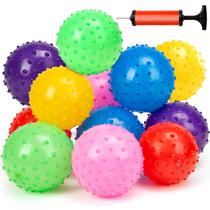 Bounce Ball LOVEINUSA Sensory 12 unidades com conjunto de bomba de ar de 12 cm