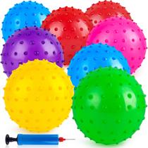 Bounce Balls LOVEINUSA 8 peças com bomba de massagem sensorial de 18 cm para crianças