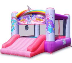 Bounce House Action Air Princess inflável com ventilador rosa Bounce House Action Air Princess inflável com ventilador rosa