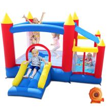 Bounce House Baralir inflável com piscina de bolas para crianças 3-6