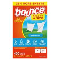 Bounce Outdoor Fresh Lenço Amaciante p/ Secadora Roupa 400 lenços Bounce Outdoor Fresh Lenço Amaciante p/ Secadora Roupa 400 lenços
