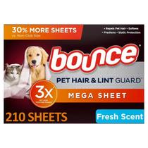 Bounce Pet Hair Lenço Amaciante Roupa Contra Pêlo 210 folhas Bounce Pet Hair Lenço Amaciante Roupa Contra Pêlo 210 folhas