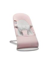 Bouncer BabyBjörn Balance Soft Woven/Jersey rosa claro/cinza Bouncer BabyBjörn Balance Soft Woven/Jersey rosa claro/cinza
