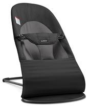 Bouncer BabyBjörn Balance - Tecido Macio Preto/Cinza Escuro Bouncer BabyBjörn Balance - Tecido Macio Preto/Cinza Escuro