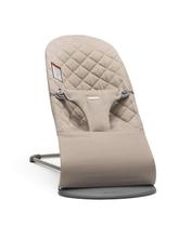 Bouncer BabyBjörn Bouncer Bliss Sand Grey 2 em 1 recém-nascido 3,6-13 kg Bouncer BabyBjörn Bouncer Bliss Sand Grey 2 em 1 recém-nascido 3,6-13 kg