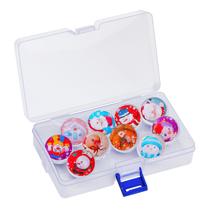 Bouncy Balls Deeinyoo Christmas 30 mm Rubber Kids 10 unidades com caixa