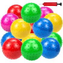 Bouncy Balls Hymaz, 20 unidades para crianças e crianças pequenas com bomba de ar de 23 cm