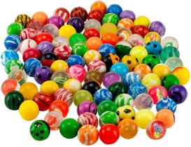Bouncy Balls OBTANIM 100 peças coloridas High Bouncing 27mm Bouncy Balls OBTANIM 100 peças coloridas High Bouncing 27mm