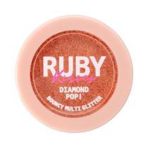 Bouncy Glitter Diamond Pop! Ruby Kisses Rose Shine
