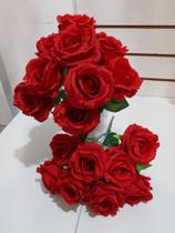 Bouque de Rosas c/9 vermelho