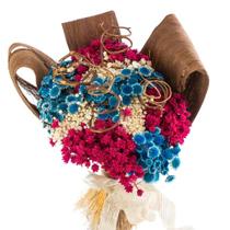 Bouquet Arranjo Rustico Flor Natural Seca By de_decora - Tem Flores