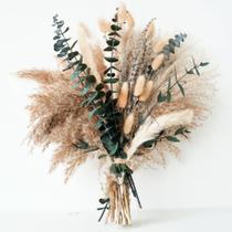 Bouquet Boho YOJOYI Green Pampas Grass Lavanda Eucalipto