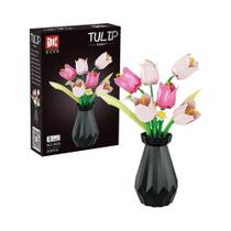 Bouquet De Plantas Em Vaso Daisy Rose Blocos De Montar 496PCS Brinquedo Educativo Decoração De Casa Bouquet De Plantas Em Vaso Daisy Rose Blocos De Montar 496PCS Brinquedo Educativo Decoração De Casa