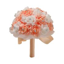 Bouquet De Rosas Artificiais Elegante E Luxuoso Para Decoração De Casamento De Damas De Honra Flores