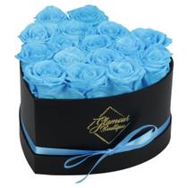 Bouquet de Rosas Preservadas Glamour Boutique - Caixa Tiffany Bouquet de Rosas Preservadas Glamour Boutique - Caixa Tiffany