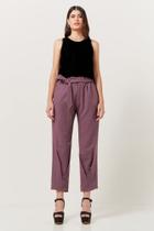 Boutic. Calça Clochard Mia Roxo Boutic. Calça Clochard Mia Roxo