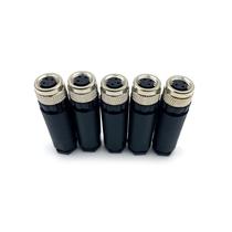 BOUUNCIY Conector Fêmea M8 3 Pinos, Adaptador Montável em Campo, Tipo Reto, Sensor Código A, IP67 à Prova d'Água, Conector Circular Industrial para Bicicletas Elétricas 60V 4A - 5 Peças BOUUNCIY Conector Fêmea M8 3 Pinos, Adaptador Montável em Campo, Tipo Reto, Sensor Código A, IP67 à Prova d'Água, Conector Circular Industrial para Bicicletas Elétricas 60V 4A - 5 Peças