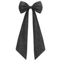 Bow Froova, veludo preto, decoração de laço, 127x50cm, laço grande Bow Froova, veludo preto, decoração de laço, 127x50cm, laço grande