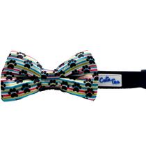 Bow Tie Cutie Ties Dog Paw Print de qualidade premium 5x10cm