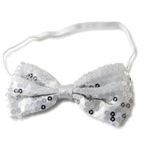 Bow Tie Dress Up America Kids' Big Silver com lantejoulas